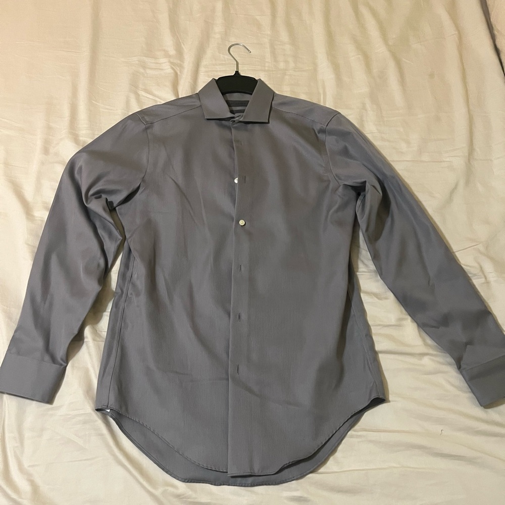 Men's Gray Dress Shirt